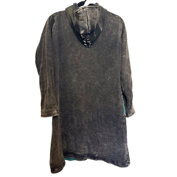 Rising International Womens Patchwork Hooded Full Zip Jacket Size L Multicolor C - Picture 3 of 6